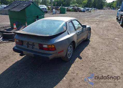 1986 Porsche 944 из США, поврежденный, VIN WP0AA0949GN457314
